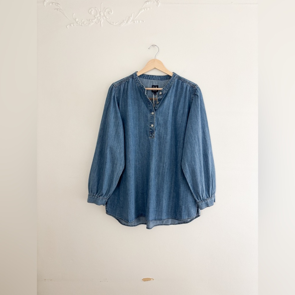 Gap Denim Blouse - image 8
